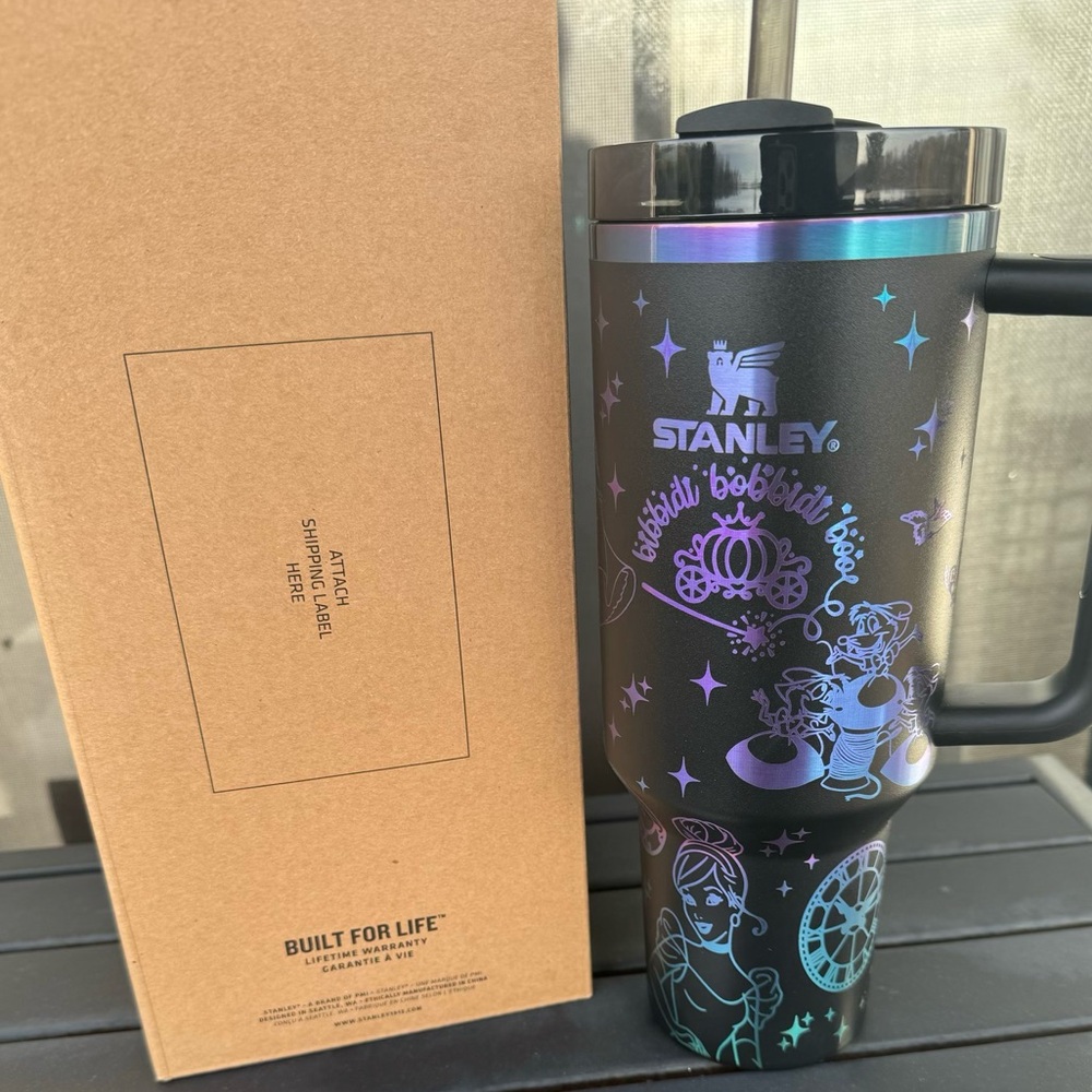 NIB Stanley 40oz custom laser engraved Disney Cinderella